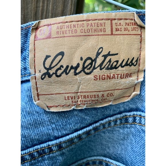 Mens Levi Strauss Signature Denim Shorts SZ 38 - Picture 4 of 7